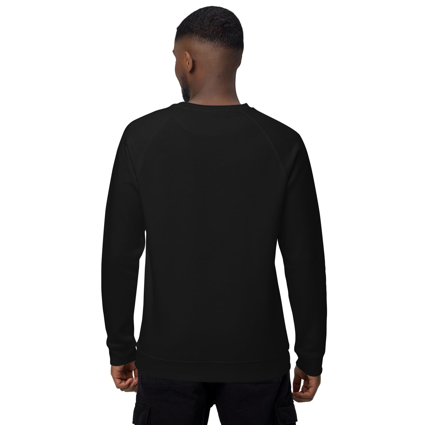 Totomatodomo Logolu Unisex Organik Sweat - Siyah Beyaz