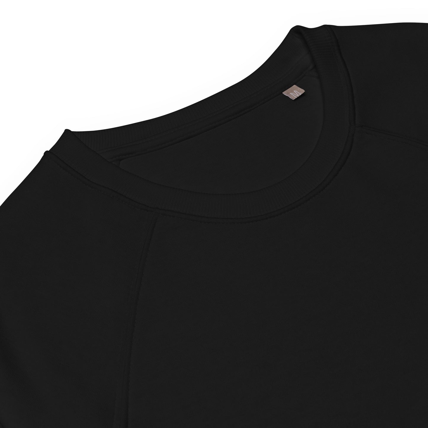 Totomatodomo Logolu Unisex Organik Sweat - Siyah Beyaz