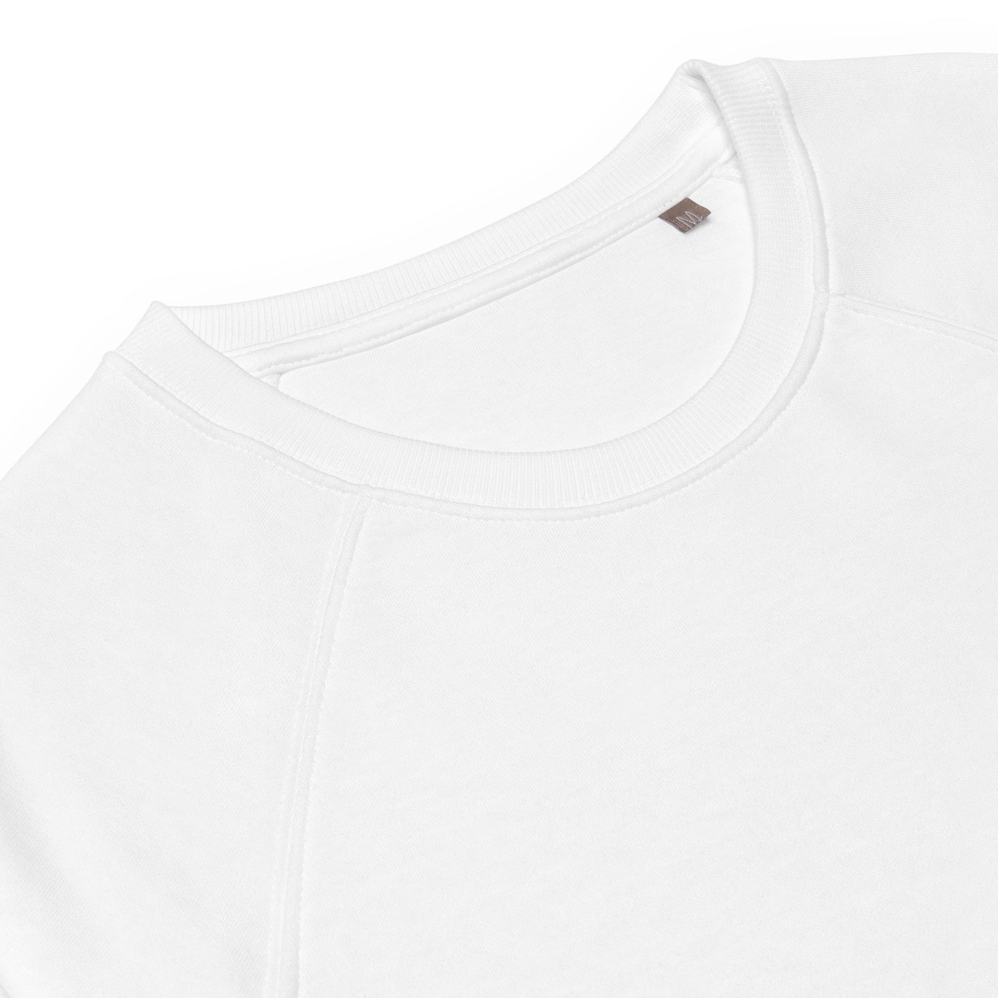 Totomatodomo Logolu Unisex Organik Sweat - Siyah Beyaz
