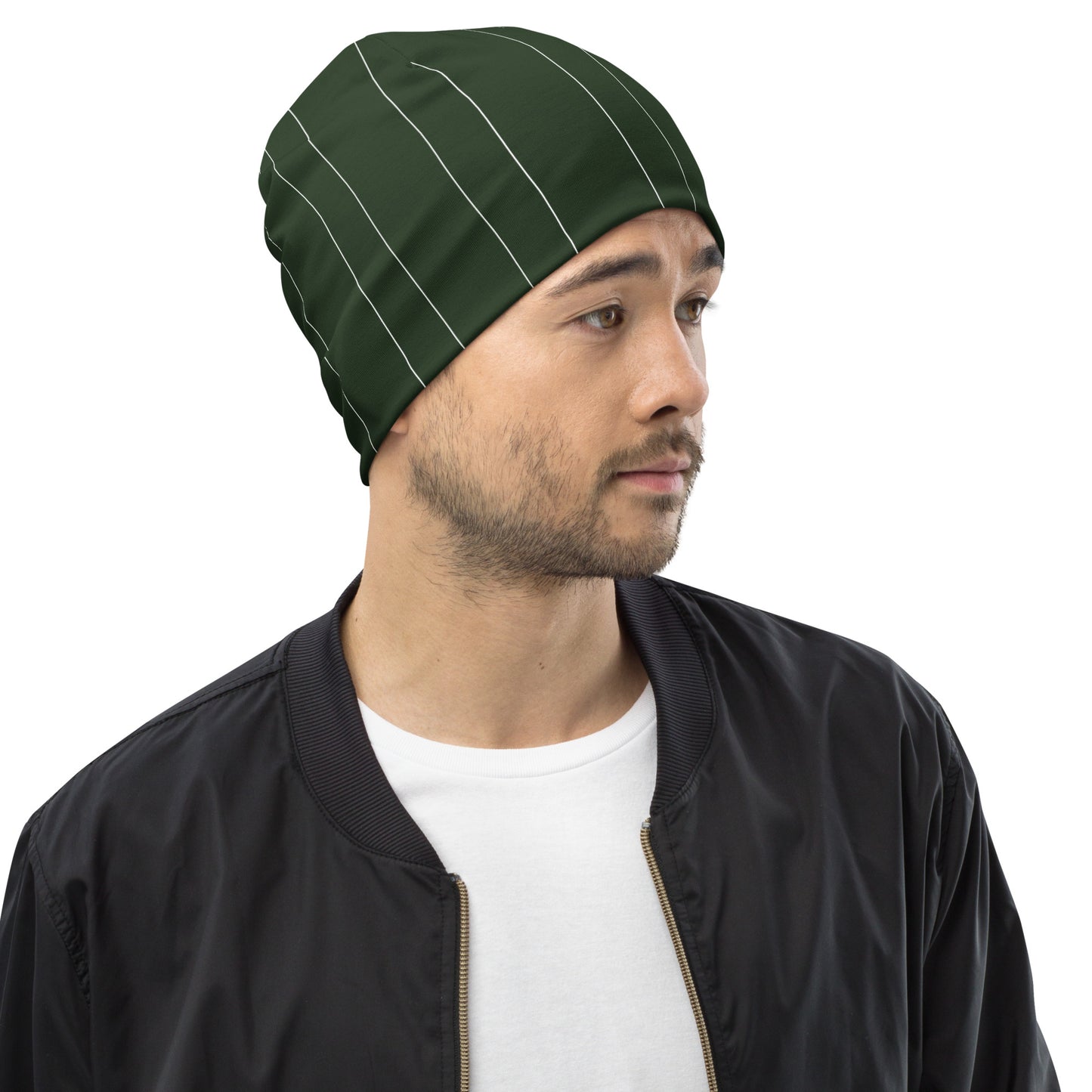 Totomatodomo Unisex Green Beanie | All-Season Comfort