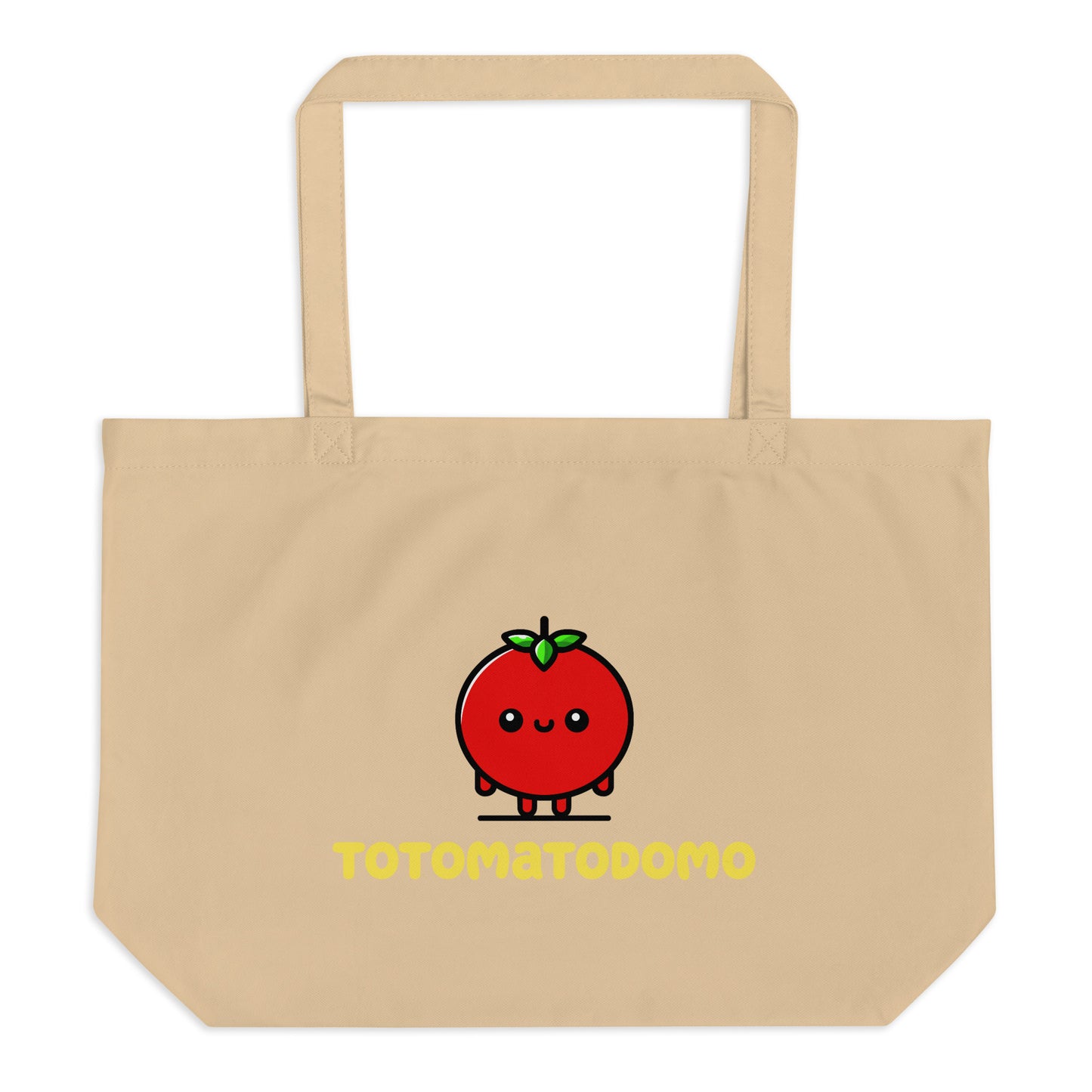 Totomatodomo Unisex Organic Cotton Reusable Tote Bag