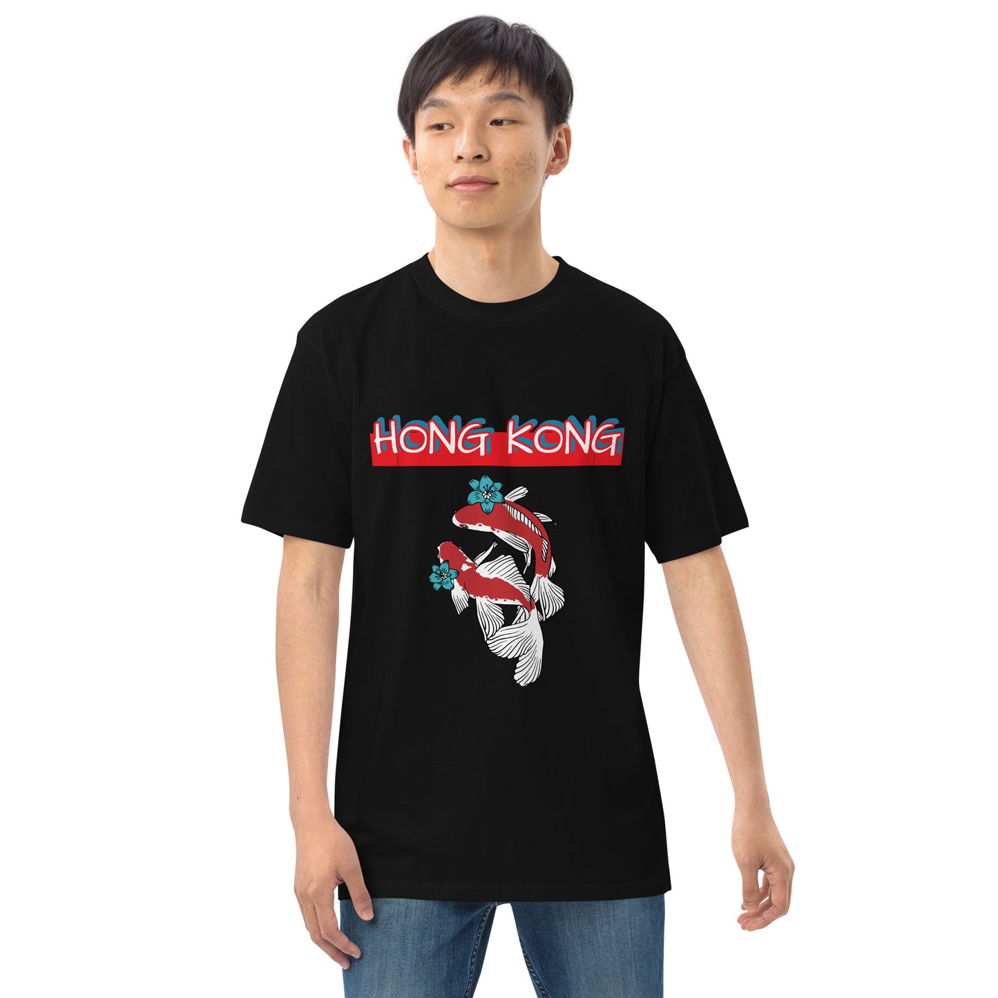 Totomatodomo Hong Kong - Koi Fish -Unisex Heavyweight T-Shirt