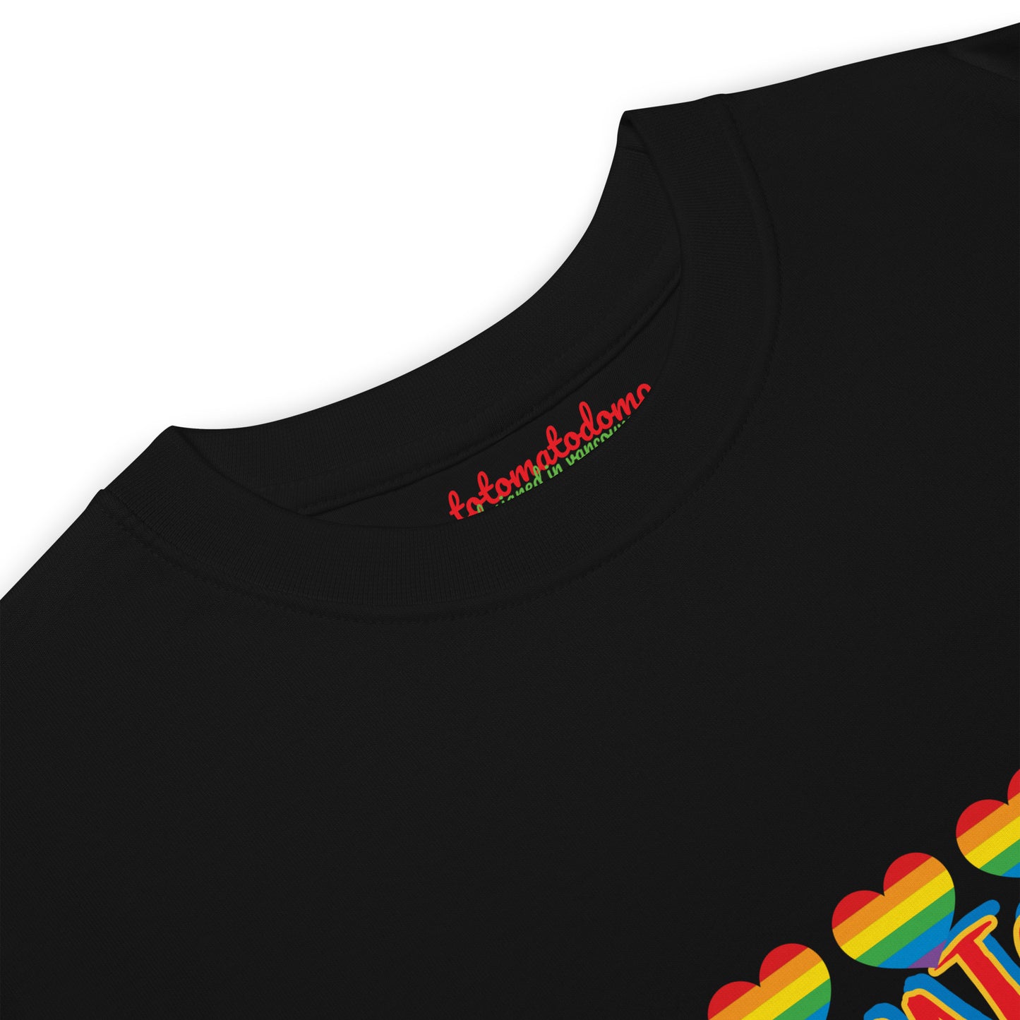 Totomatodomo Limited Edition Unisex Pride Hearts Premium Tee