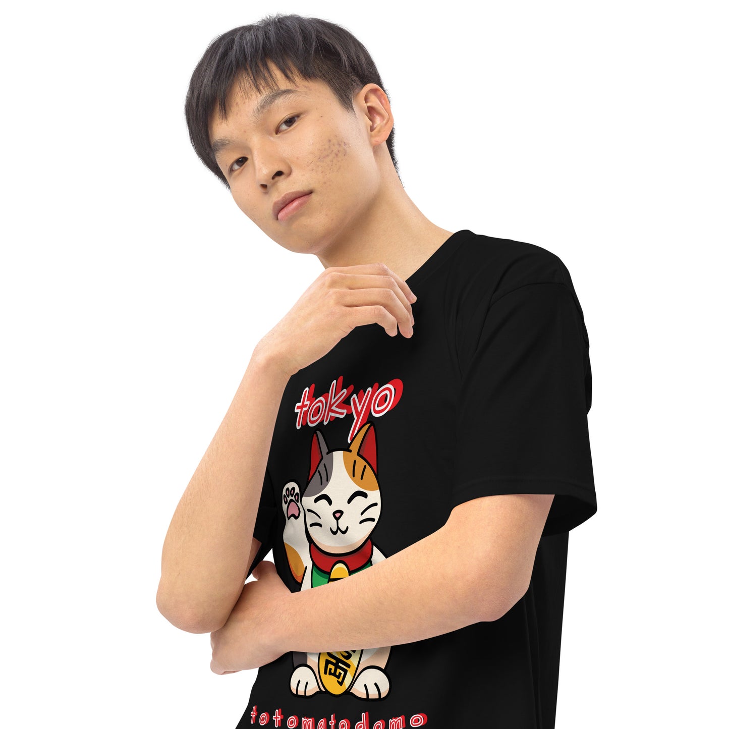 Totomatodomo Unisex Tokyo Maneki-Neko Premium Tee