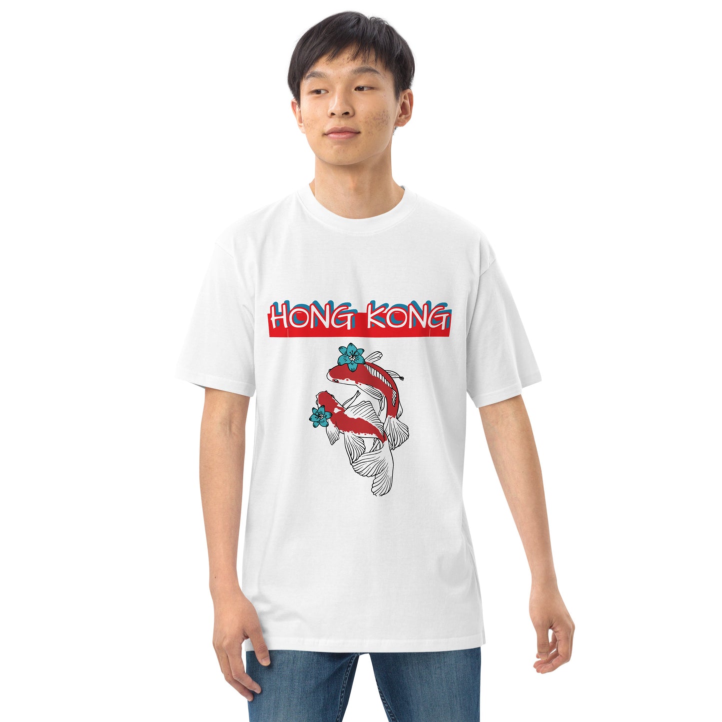 Totomatodomo Hong Kong - Koi Fish -Unisex Heavyweight T-Shirt