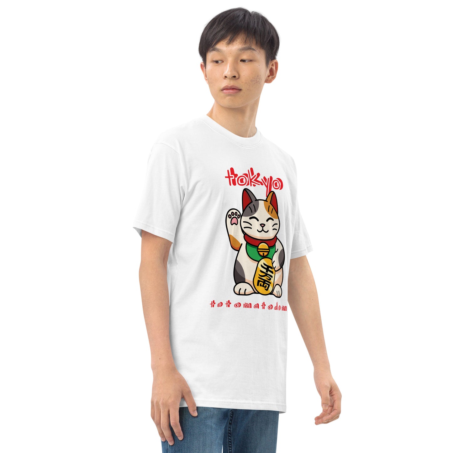 Totomatodomo Unisex Tokyo Maneki-Neko Premium Tee