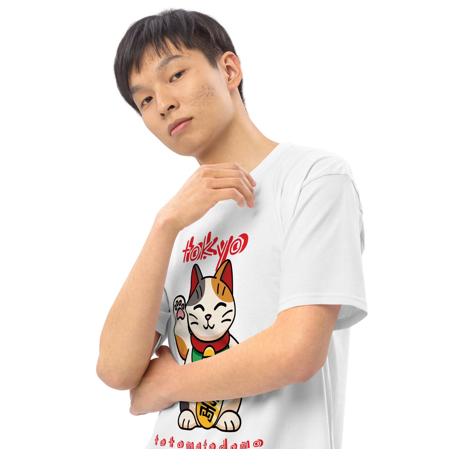 Totomatodomo Unisex Tokyo Maneki-Neko Premium Tee