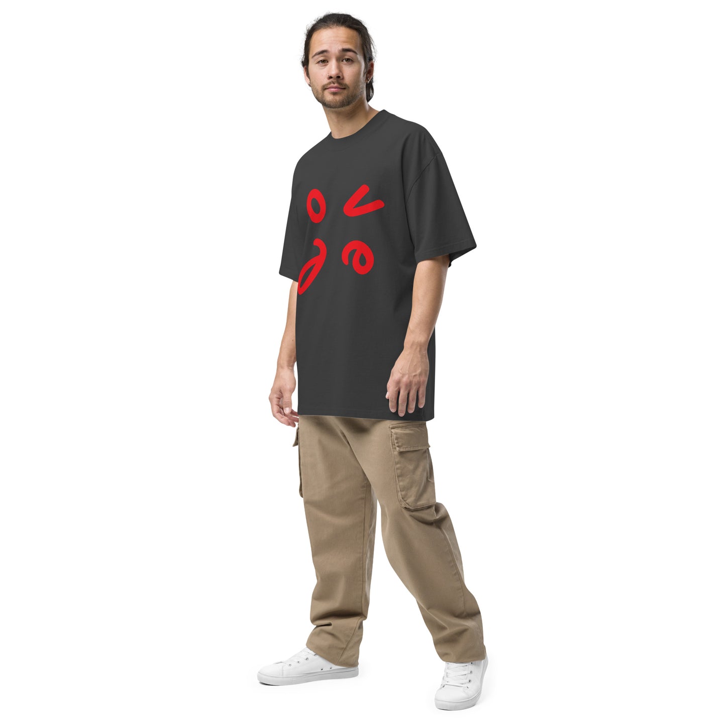 Totomatodomo Unisex Oversized 'LOVE' Graphic Tee