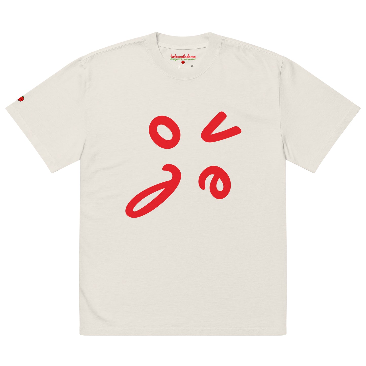 Totomatodomo Unisex Oversized 'LOVE' Graphic Tee