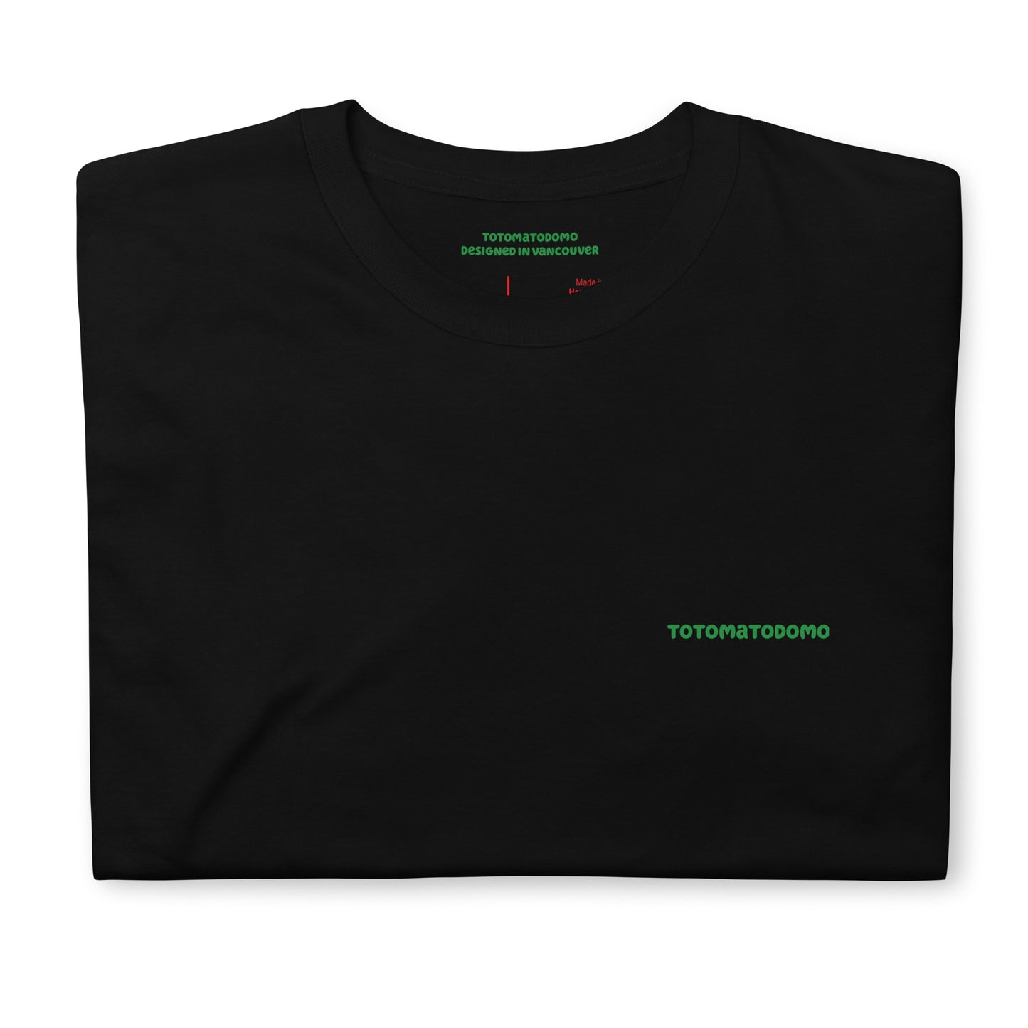 Totomatodomo Unisex Short Sleeve Graphic Tee | Streetwear - Green Logo