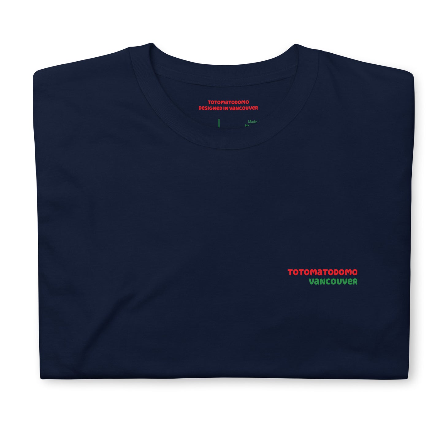 Totomatodomo Unisex Short Sleeve Graphic Tee | Vancouver Red Logo