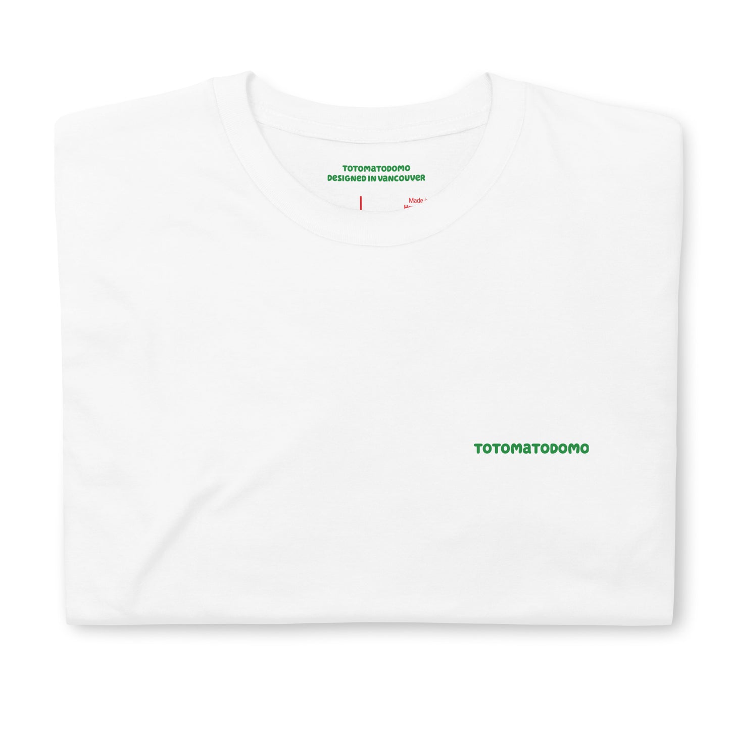 Totomatodomo Unisex Short Sleeve Graphic Tee | Streetwear - Green Logo