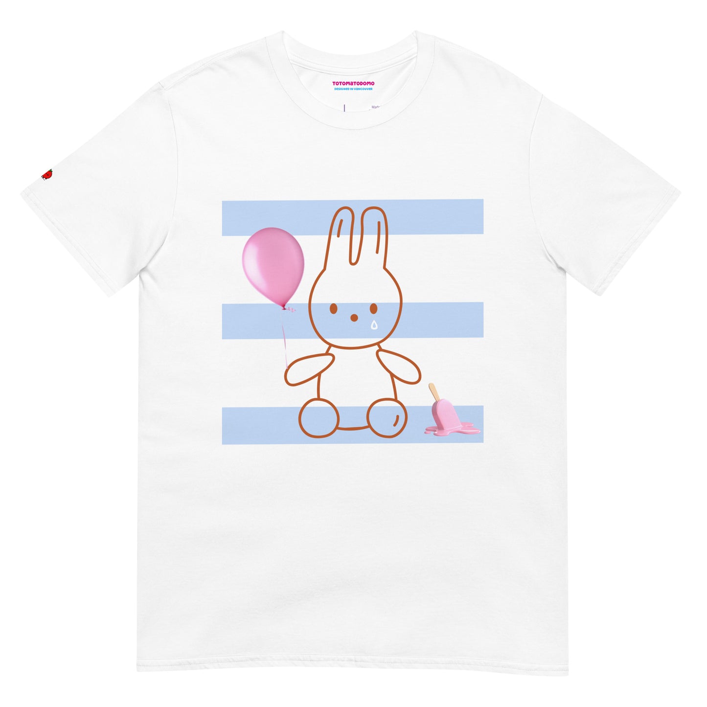 "Oopsie Daisy Bunny" Unisex Organic Cotton T-Shirt Short-Sleeve