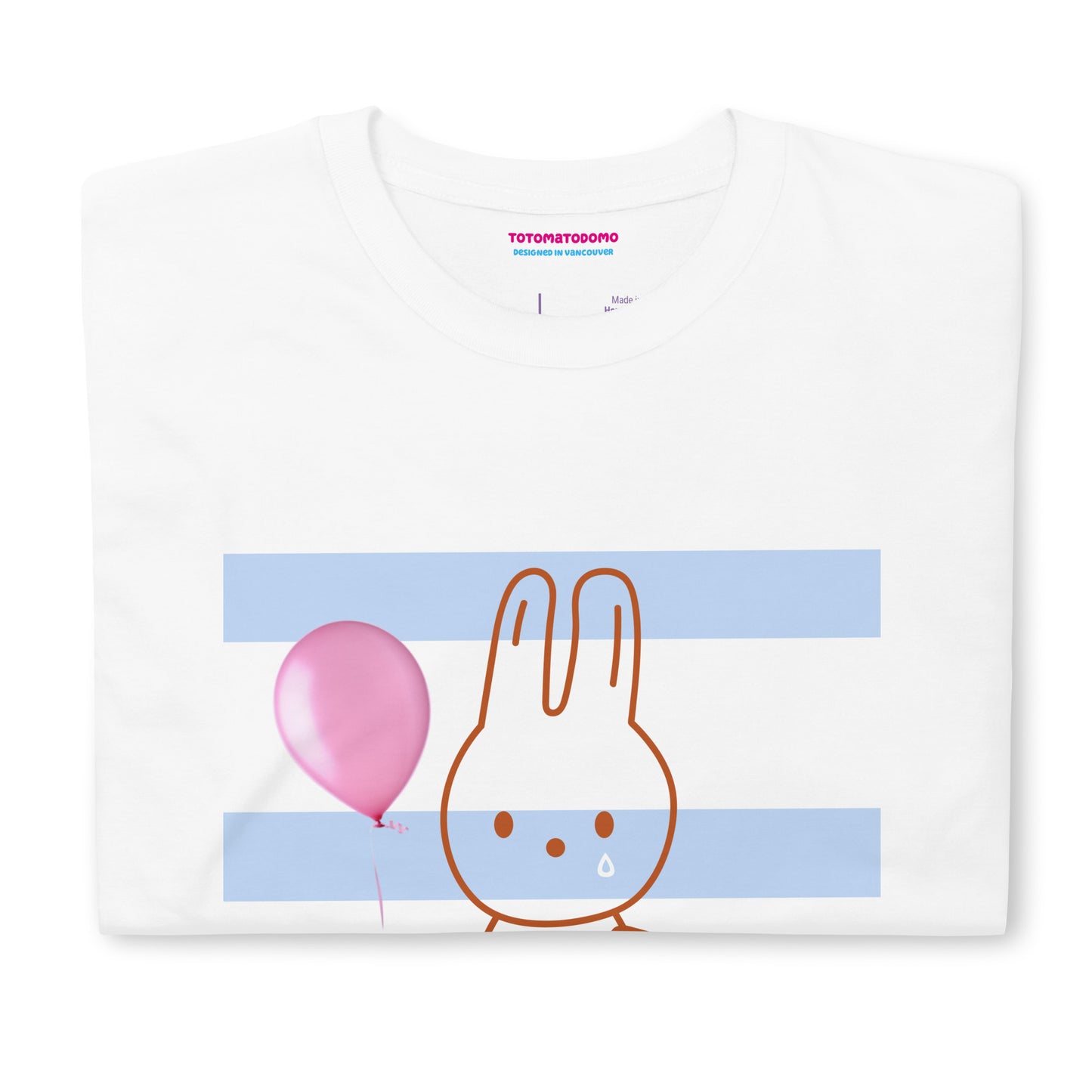 "Oopsie Daisy Bunny" Unisex Organic Cotton T-Shirt Short-Sleeve