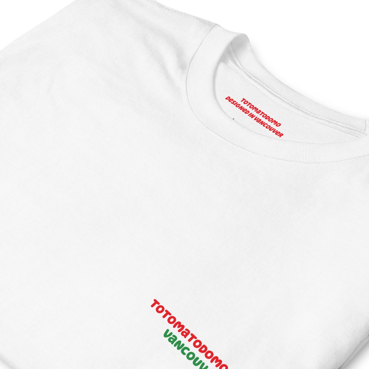 Totomatodomo Unisex Short Sleeve Graphic Tee | Vancouver Red Logo