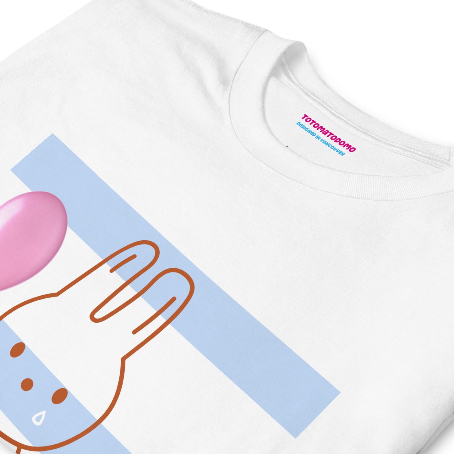 "Oopsie Daisy Bunny" Unisex Organic Cotton T-Shirt Short-Sleeve