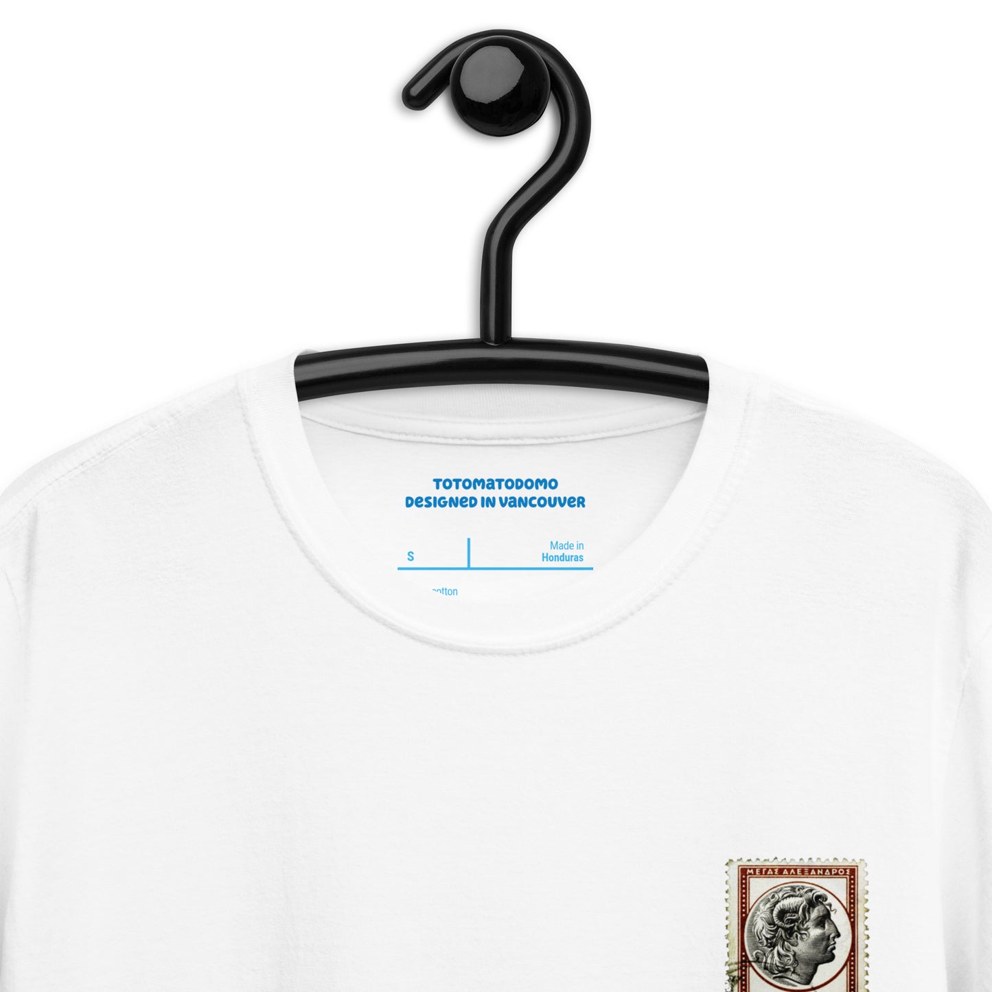 Totomatodomo Unisex 'Alexander the Great' T-Shirt | Greek Flag Design