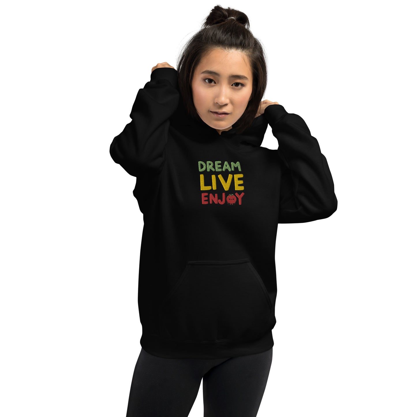 Totomatodomo Vancouver Unisex Hoodie - Dream, Live, Enjoy