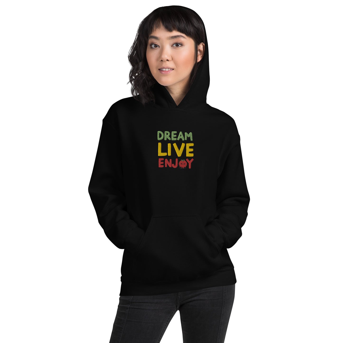 Totomatodomo Vancouver Unisex Hoodie - Dream, Live, Enjoy