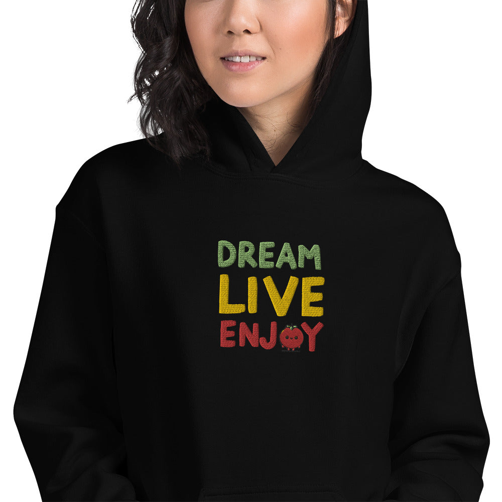 Totomatodomo Vancouver Unisex Hoodie - Dream, Live, Enjoy