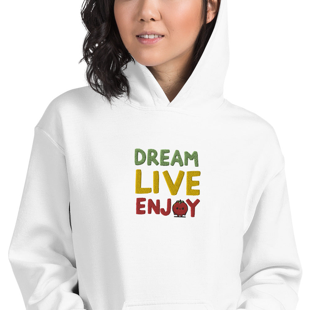 Totomatodomo Vancouver Unisex Hoodie - Dream, Live, Enjoy