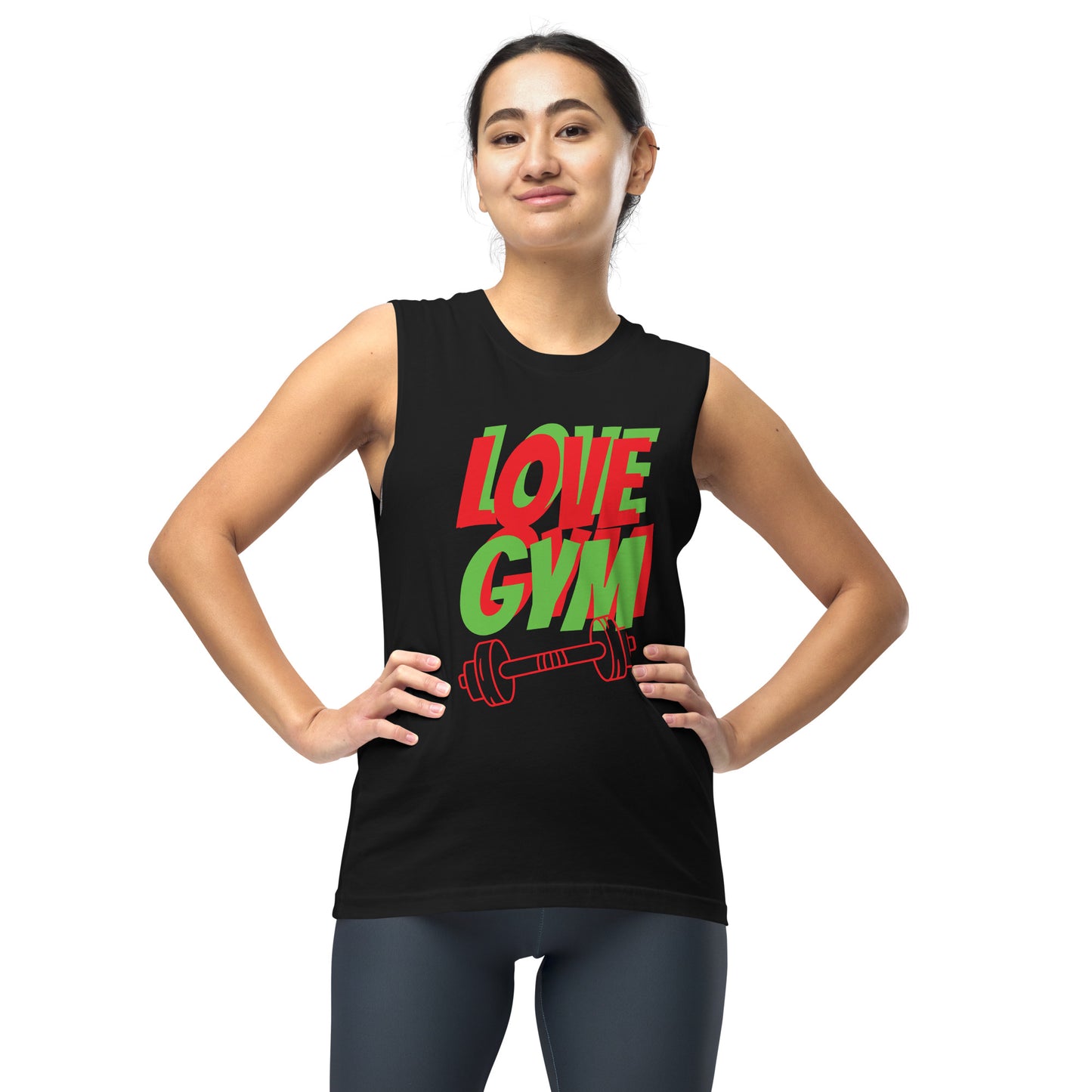 Totomatodomo 'Love Gym' Cotton Muscle Tank